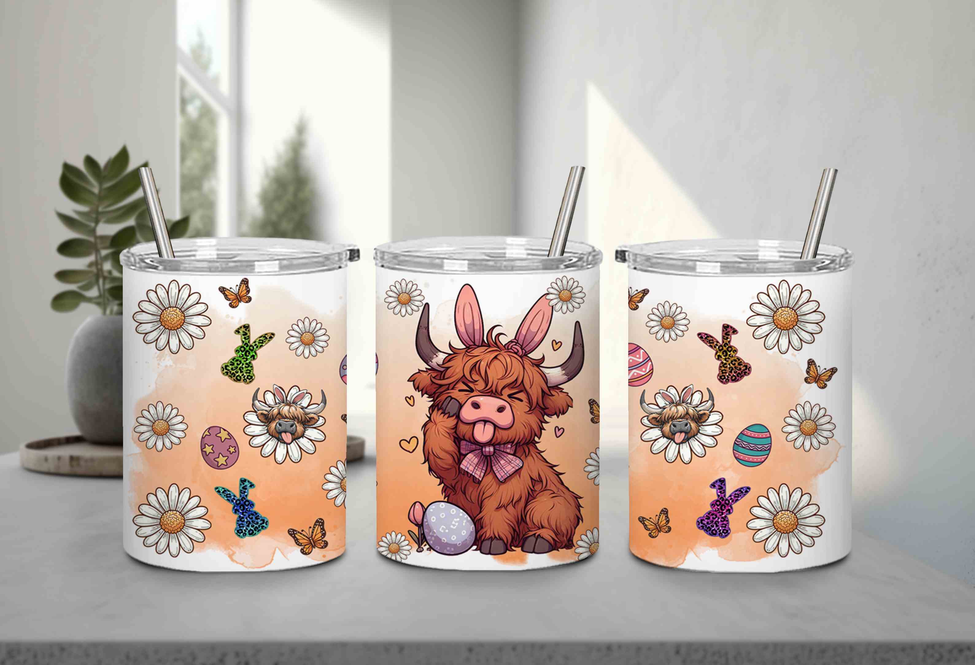 Highland Cow Easter-10373